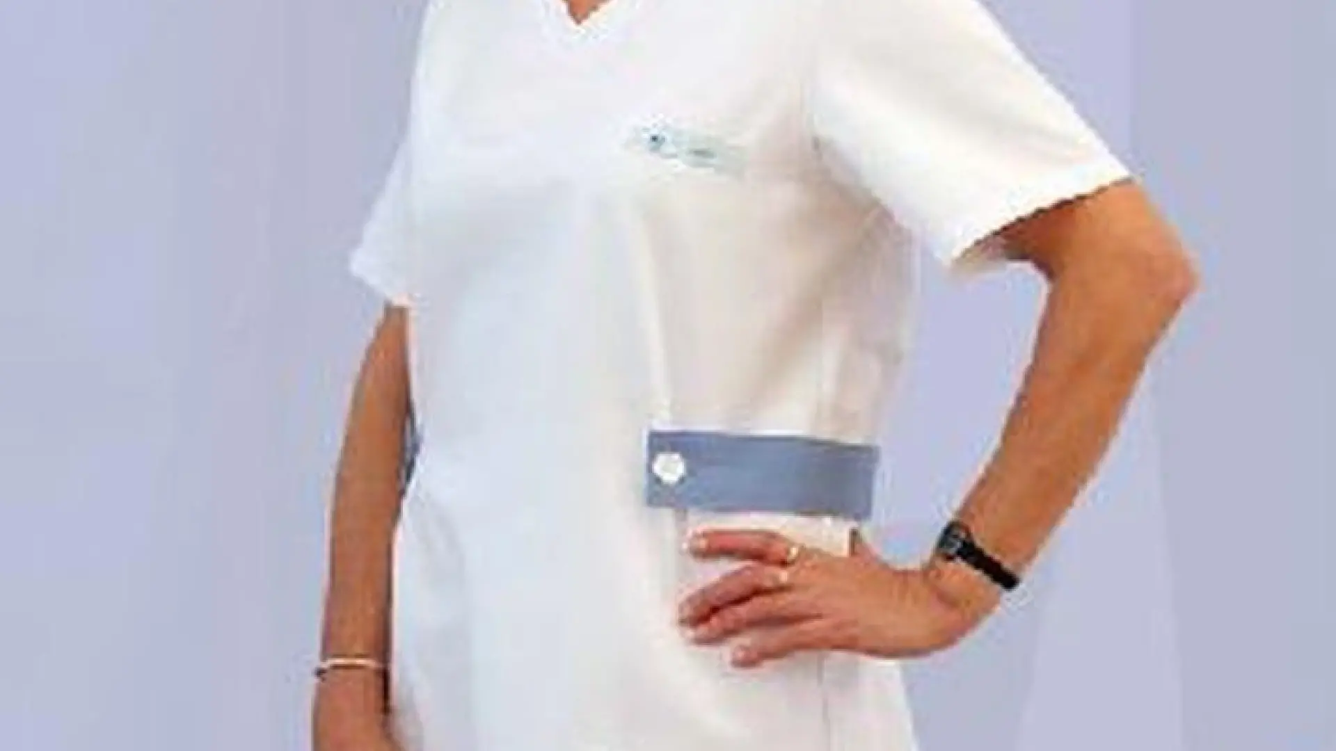 Női felső 4030 - Stella fehér, 180g/m2, 50% pamut 50%/ polyeszter, 90C mosható. 