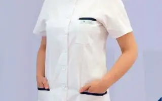 Női tunika 4040 - Stella fehér, 180g/m2, 50% pamut 50%/ polyeszter, 90C mosható. 1