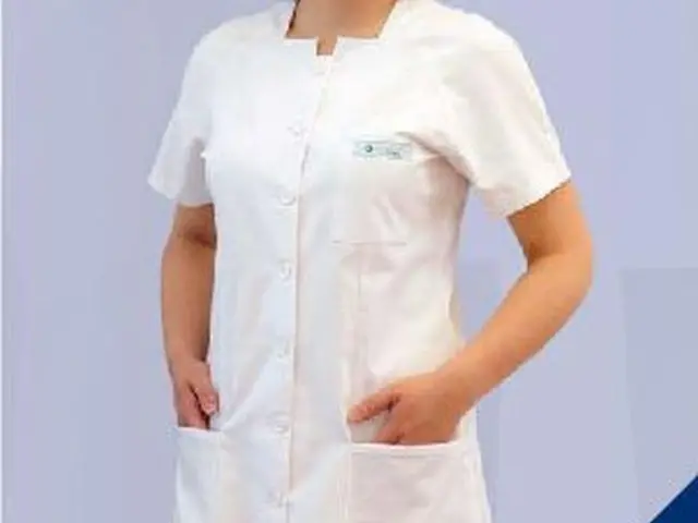 Női tunika 4041 - Stella fehér, 180g/m2, 50% pamut 50%/ polyeszter, 90C mosható.