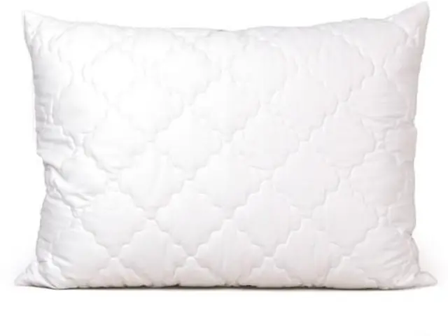 Szivaccsal töltött párna 6201 - Alapanyag:Liza, fehér,  170g/m2, 100% pamut, 90C mosható. Töltet: darált szivacs. Mérete: 50x70.