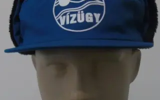 Téli sapka, petrolkék 1