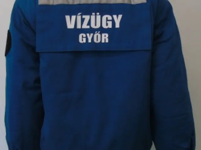 Védekezési 3/4 - es bélelt kabát, petrolkék 2305 S