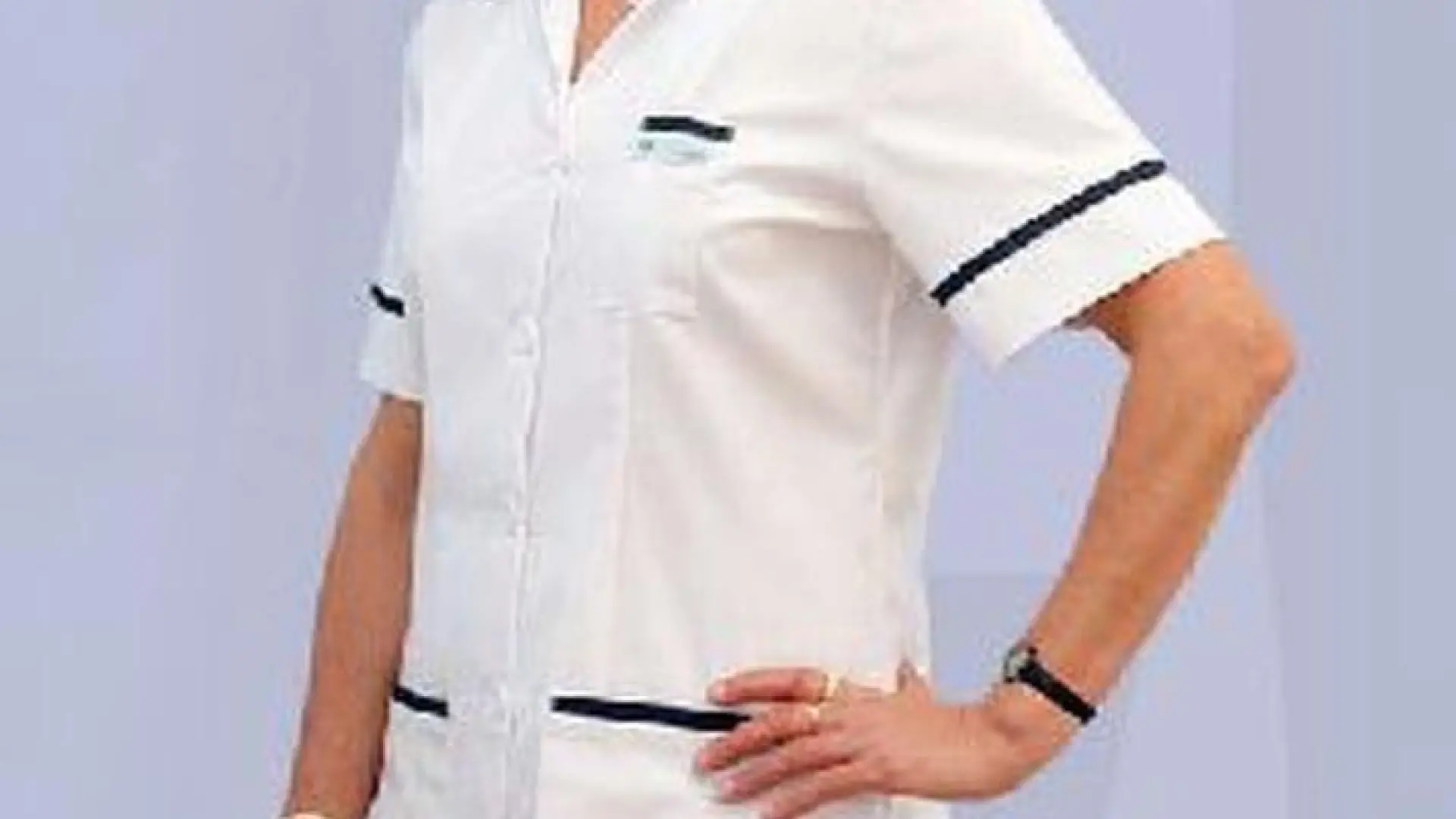 Női tunika 4002 - Stella fehér, 180g/m2, 50% pamut 50%/ polyeszter, 90C mosható. 