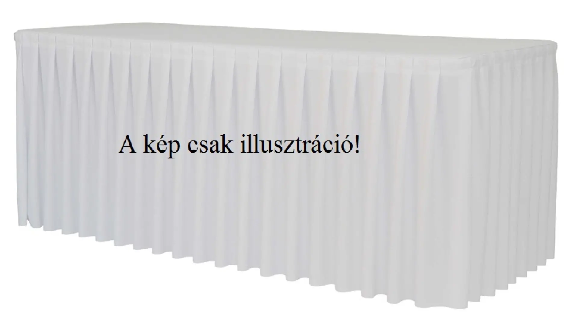 Asztalszoknya - Selyemszatén, 100% polyeszter