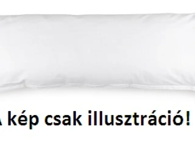 Félpárnahuzat bújtatós 6206 - Karina fehér, 140g/m2, 100% pamut, 60C mosható. Mérete: 50x70x20