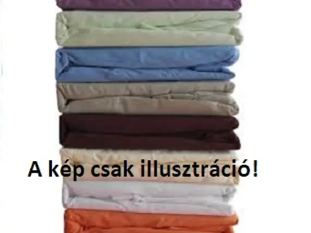 Gumis lepedő 7115 - Liza fehér, 170g/m2, 100% pamut, 90C mosható. Mérete: 90x200x10