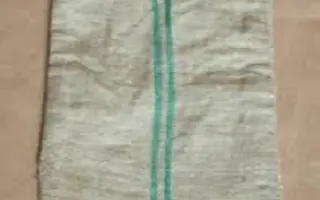 Pénzeszsák 7216 - Málhzsák vászon, 500g/m2, 100% pamut. Mérete:40x50. 1